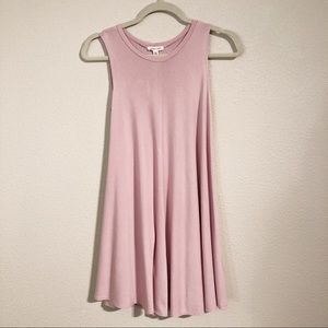 Silence + Noise | Dusty Pink mini Swing Dress